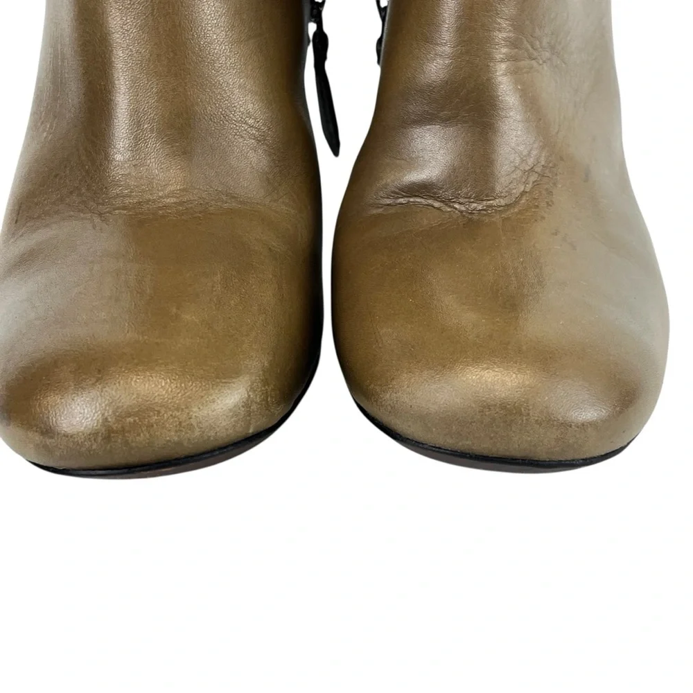 Tory Burch Faye Knee High Boots Women 6.5 in Fango